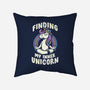 Finding My Inner Unicorn-None-Removable Cover w Insert-Throw Pillow-koalastudio