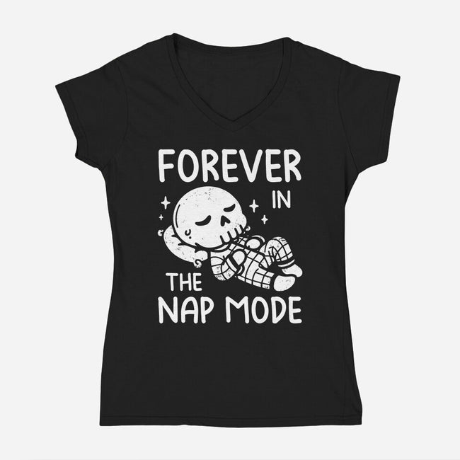 Forever In The Nap Mode-Womens-V-Neck-Tee-koalastudio