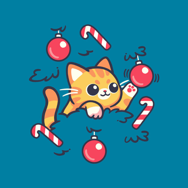 Cat In The Christmas Tree-Mens-Premium-Tee-NemiMakeit