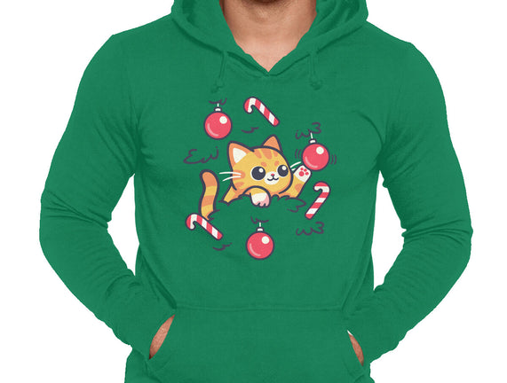 Cat In The Christmas Tree