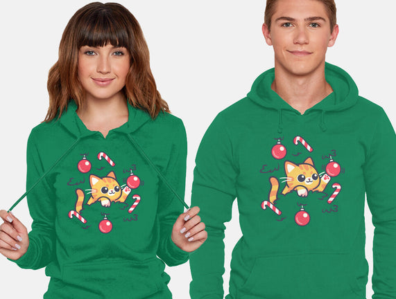 Cat In The Christmas Tree