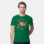 Cat In The Christmas Tree-Mens-Premium-Tee-NemiMakeit