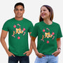 Cat In The Christmas Tree-Unisex-Basic-Tee-NemiMakeit