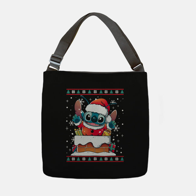 Experimental Santa Claus-None-Adjustable Tote-Bag-Vallina84