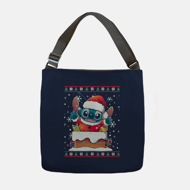 Experimental Santa Claus-None-Adjustable Tote-Bag-Vallina84