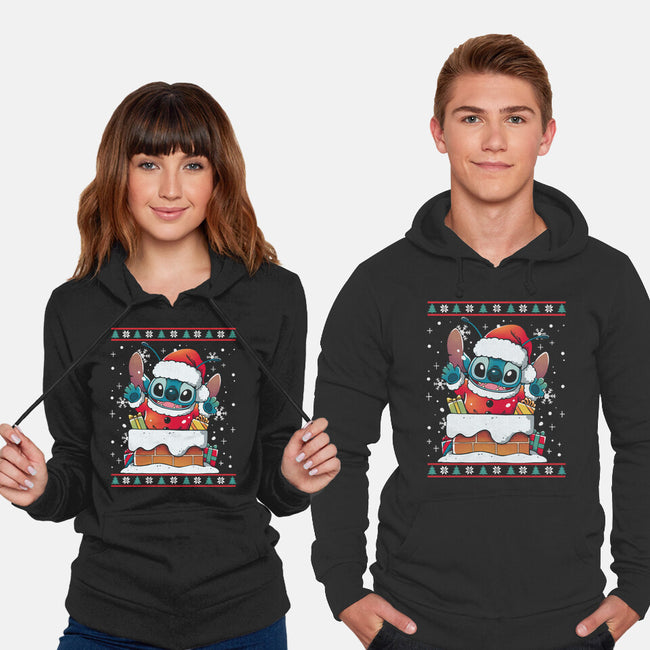 Experimental Santa Claus-Unisex-Pullover-Sweatshirt-Vallina84