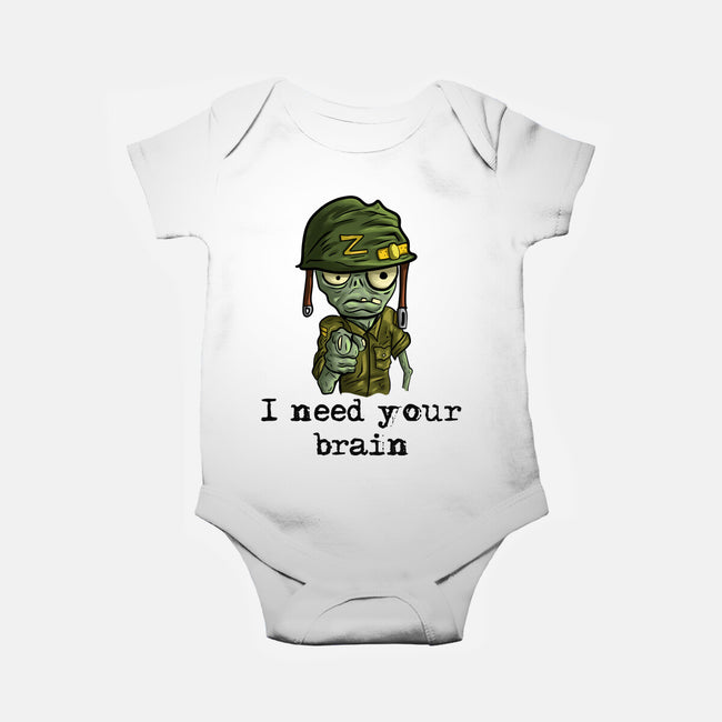 Soldier Zombie-Baby-Basic-Onesie-nickzzarto