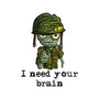 Soldier Zombie-None-Removable Cover w Insert-Throw Pillow-nickzzarto