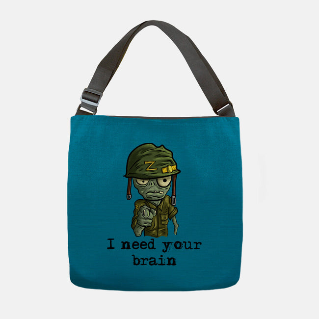 Soldier Zombie-None-Adjustable Tote-Bag-nickzzarto