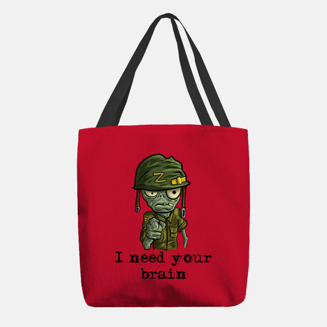 Soldier Zombie-None-Basic Tote-Bag-nickzzarto