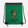 Soldier Zombie-None-Drawstring-Bag-nickzzarto