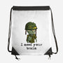 Soldier Zombie-None-Drawstring-Bag-nickzzarto