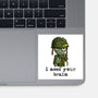 Soldier Zombie-None-Glossy-Sticker-nickzzarto