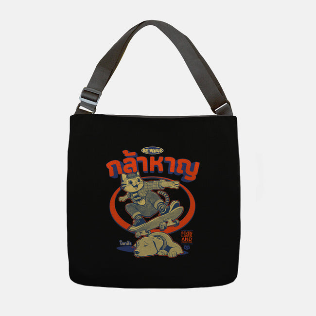 Rad Cat-None-Adjustable Tote-Bag-Hafaell