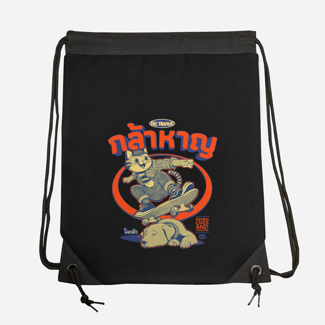 Rad Cat-None-Drawstring-Bag-Hafaell