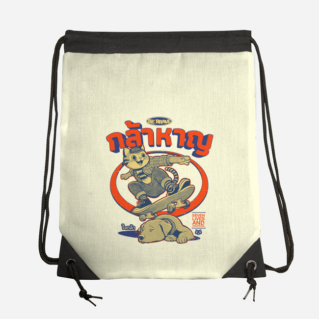 Rad Cat-None-Drawstring-Bag-Hafaell