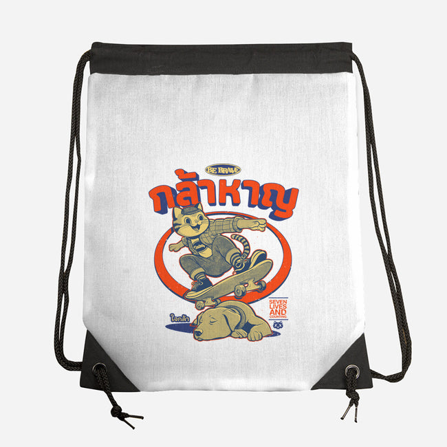 Rad Cat-None-Drawstring-Bag-Hafaell