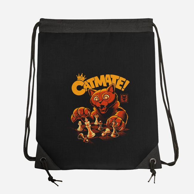 Checkmate Chess For Cats-None-Drawstring-Bag-worlddominationforcats