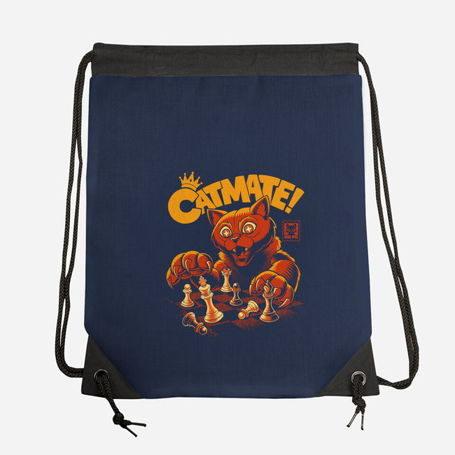 Checkmate Chess For Cats-None-Drawstring-Bag-worlddominationforcats