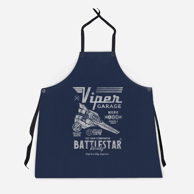 Viper Garage-Unisex-Kitchen-Apron-Arinesart