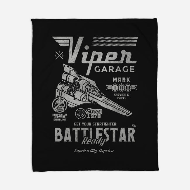 Viper Garage-None-Fleece-Blanket-Arinesart