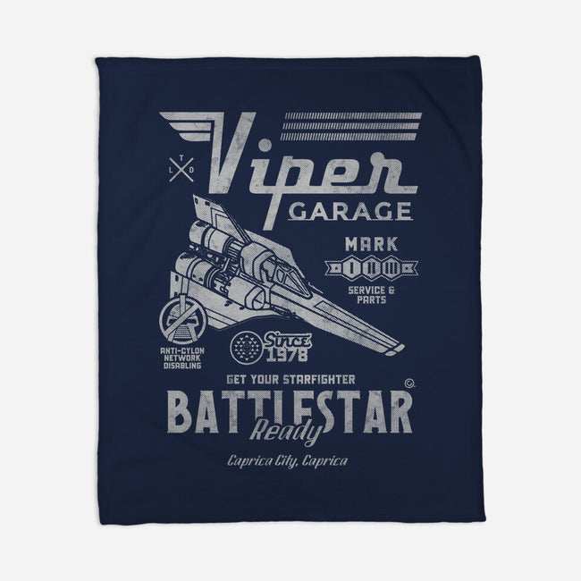 Viper Garage-None-Fleece-Blanket-Arinesart