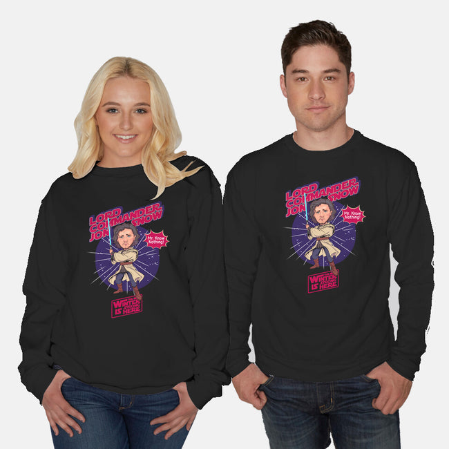 Commander Snow-Unisex-Crew Neck-Sweatshirt-P1yu5h