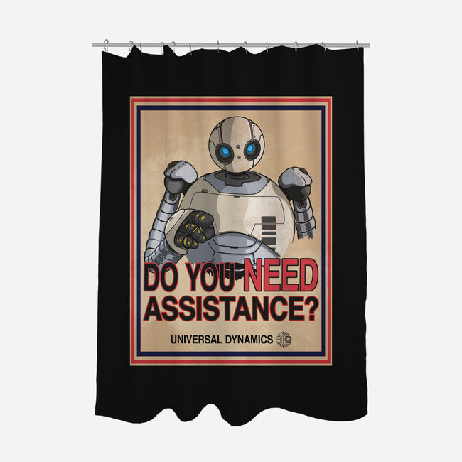 Assistance-None-Polyester-Shower Curtain-JCMaziu