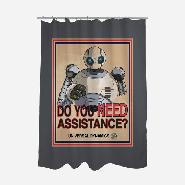 Assistance-None-Polyester-Shower Curtain-JCMaziu