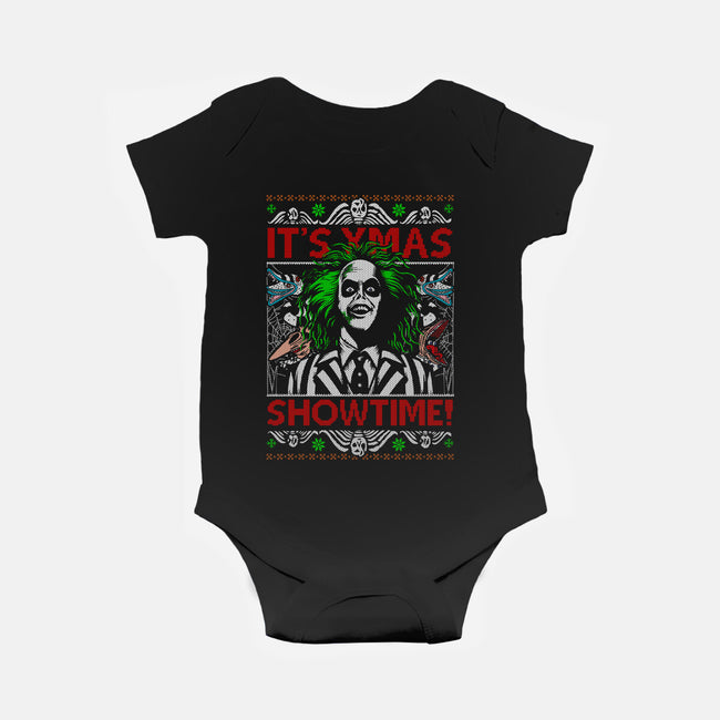 It's Xmas Showtime-Baby-Basic-Onesie-Arinesart