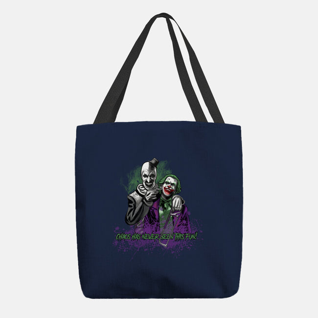 Chaos Has Never Been This Fun-None-Basic Tote-Bag-Samuel