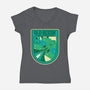 Old Bessie-Womens-V-Neck-Tee-SuperEdu