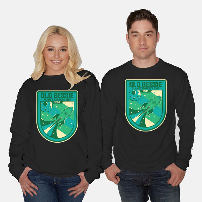 Old Bessie-Unisex-Crew Neck-Sweatshirt-SuperEdu