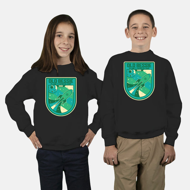 Old Bessie-Youth-Crew Neck-Sweatshirt-SuperEdu