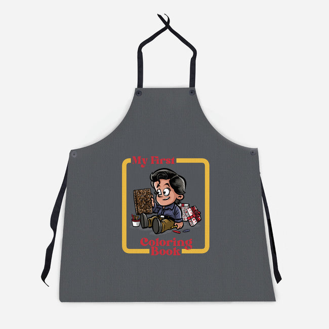 My First Coloring Book-Unisex-Kitchen-Apron-zascanauta