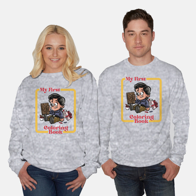 My First Coloring Book-Unisex-Crew Neck-Sweatshirt-zascanauta