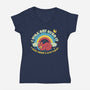 I Just Need A Nap First-Womens-V-Neck-Tee-tobefonseca