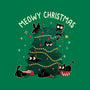 Meowy Christmas Funny Cats-Womens-Racerback-Tank-tobefonseca