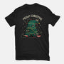 Meowy Christmas Funny Cats-Mens-Basic-Tee-tobefonseca