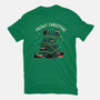 Meowy Christmas Funny Cats-Womens-Basic-Tee-tobefonseca