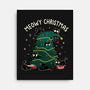 Meowy Christmas Funny Cats-None-Stretched-Canvas-tobefonseca