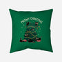 Meowy Christmas Funny Cats-None-Removable Cover w Insert-Throw Pillow-tobefonseca