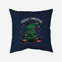 Meowy Christmas Funny Cats-None-Removable Cover w Insert-Throw Pillow-tobefonseca