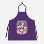 Dino Diner-Unisex-Kitchen-Apron-eduely