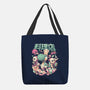 Dino Diner-None-Basic Tote-Bag-eduely