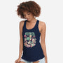 Dino Diner-Womens-Racerback-Tank-eduely