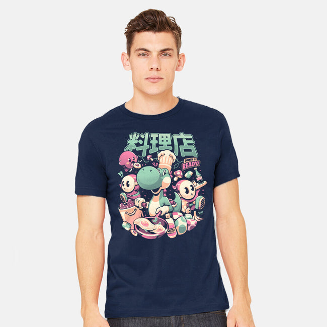 Dino Diner-Mens-Heavyweight-Tee-eduely