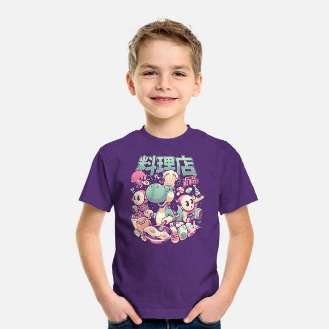 Dino Diner-Youth-Basic-Tee-eduely