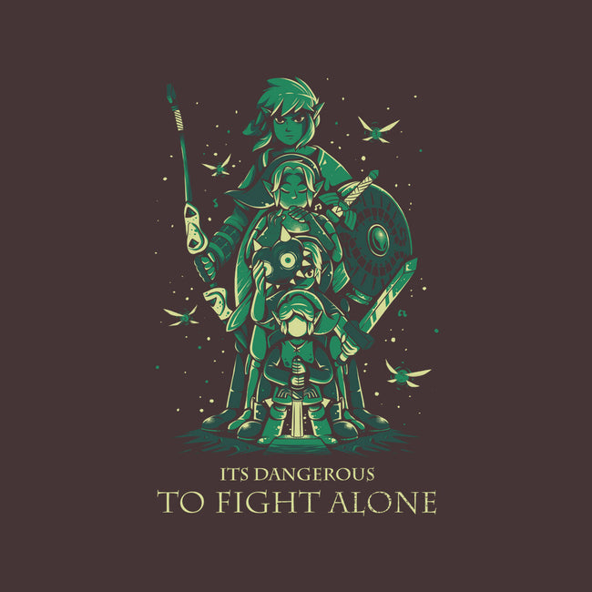 Don't Fight Alone-None-Drawstring-Bag-yumie