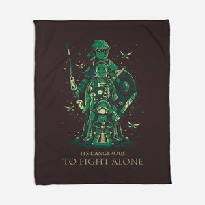 Don't Fight Alone-None-Fleece-Blanket-yumie